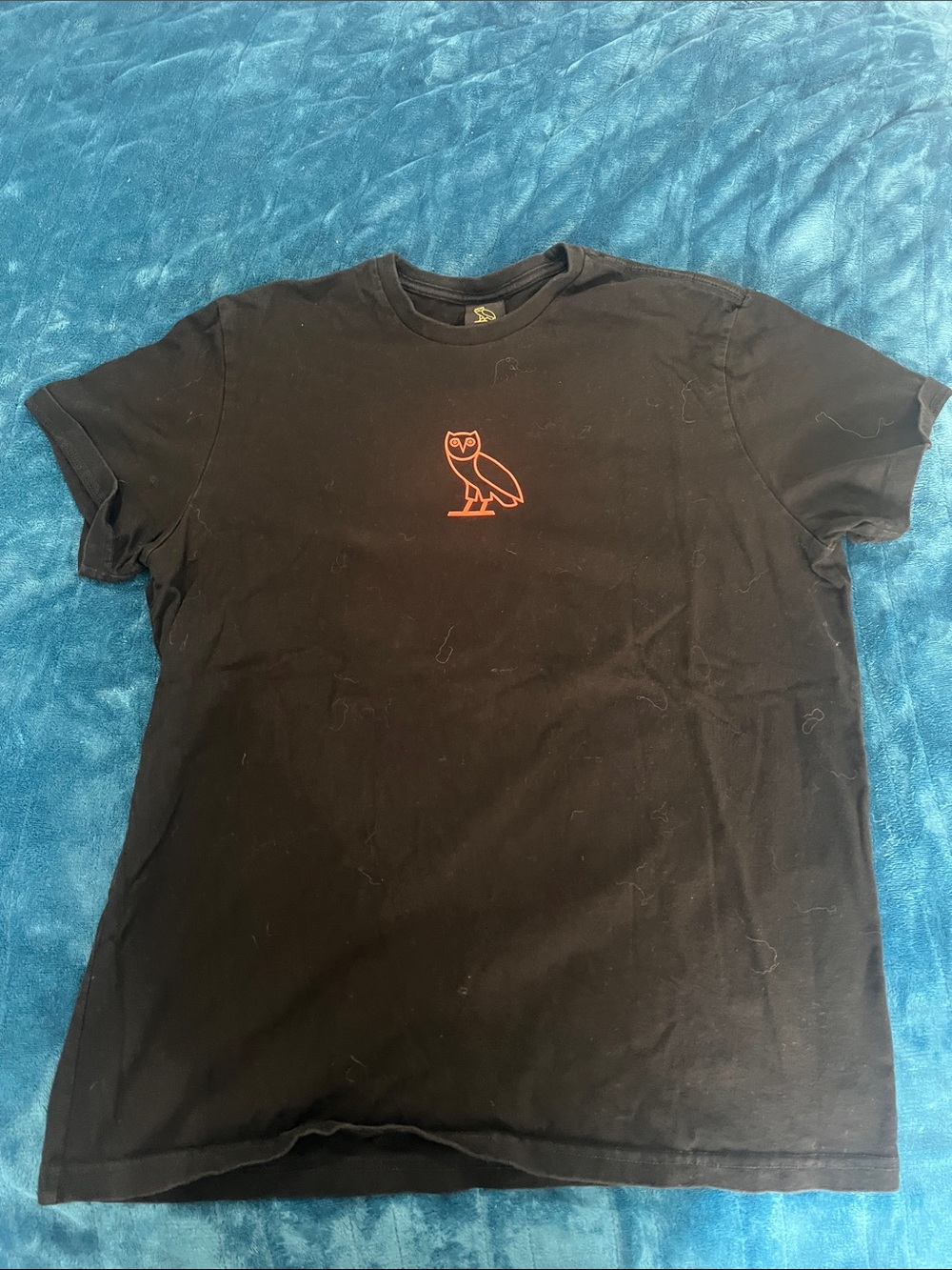 Large Men’s Black Men's T-Shirt OVO (Octobers Very Own)